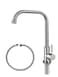 Bifordo Cold Only Water Faucet Single Hole Kitchen Sink Faucet SUS304 Stainless Steel Brushed Nickel
