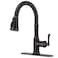 FORIOUS Antique Kitchen Faucets with Pull Down Sprayer Oil Rubbed Brown 3 in 1 Stainless Steel High Arc Single Handle Sink Faucet for Farmhouse Camper Rv Bar Fit for 1 or 3 Hole