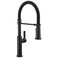 Delta Rhett Pro Style Commercial Kitchen Faucet with Pull Down Sprayer Single Hole Matte Black Kitchen Sink Faucet Single Handle Matte Black 18829DST