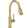 Lava Odoro Curtura Gold Kitchen Faucet with Pull Down Sprayer Single Handle Kitchen Sink Faucet with Magnetic Docking Spray 3Function Brass Faucet for Kitchen Sink 1 Hole and 3 Hole KF421SGM