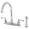Kingston Brass FB7791BLSP Vintage 8inch Centerset Kitchen Faucet Chrome