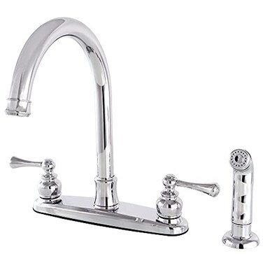Kingston Brass FB7791BLSP Vintage 8inch Centerset Kitchen Faucet Chrome