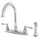 Kingston Brass FB7791BLSP Vintage 8inch Centerset Kitchen Faucet Chrome