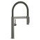 Blanco 527482 Culina II Mini SemiPro Kitchen Faucet 15 GPM Satin Dark Steel