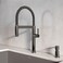 Blanco 527482 Culina II Mini SemiPro Kitchen Faucet 15 GPM Satin Dark Steel