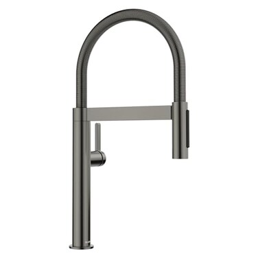 Blanco 527482 Culina II Mini SemiPro Kitchen Faucet 15 GPM Satin Dark Steel