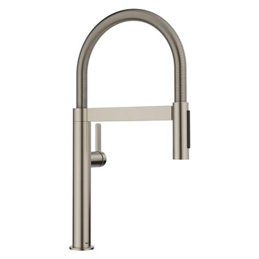 Blanco 443253 Culina II Mini SemiPro Kitchen Faucet 15 GPM Satin Platinum