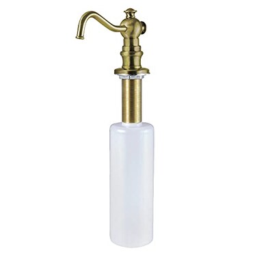 Kingston Brass SD7603 Curved Nozzle Metal Soap Dispenser Antique Brass 111316 inch Length