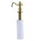 Kingston Brass SD7607 Curved Nozzle Metal Soap Dispenser Brushed Brass111316 Inch Length