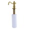 Kingston Brass SD7607 Curved Nozzle Metal Soap Dispenser Brushed Brass111316 Inch Length