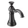 Moen S3945BL Traditional Deck Mounted Kitchen Soap Dispenser with Above the Sink Refillable Bottle Matte Black