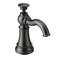 Moen S3945BL Traditional Deck Mounted Kitchen Soap Dispenser with Above the Sink Refillable Bottle Matte Black