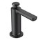Moen Matte Black Modern Deck Mounted Kitchen Soap Dispenser with Above the Sink Refillable Bottle S3947BL
