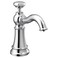 Moen S3955C Paterson Deck Mounted Kitchen Soap Dispenser with Above the Sink Refillable Bottle Chrome