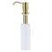 Kingston Brass SD2617 Straight Nozzle Metal Soap Dispenser Brushed Brass