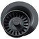 Elkay LKQD35CH Polymer Disposer Flange with Removable Basket Strainer and Rubber Stopper Charcoal