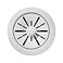 Elkay Quartz Perfect Drain 312 Polymer Disposer Flange with Removable Basket Strainer and Rubber Stopper White