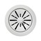 Elkay Quartz Perfect Drain 312 Polymer Disposer Flange with Removable Basket Strainer and Rubber Stopper White