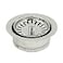 Westbrass D2089SEV05 312 Kitchen Sink Waste Disposal Drain Flange and Basket Strainer Polished Nickel