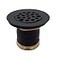 Westbrass A218162 Junior Bar and Laundry Sink Drain Assembly with Strainer Grid Cover Matte Black