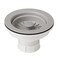 Kraus Kitchen Sink Strainer for 35Inch Drain Openings in Grey PST1GR