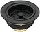 Westbrass R21462 312Inch Large Post Style Kitchen Sink Basket Strainer Matte Black