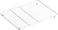 KOHLER K6237ST Riverby LeftHand Sink Rack Stainless Steel 100 x 1856 x 1413 inches