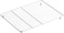 KOHLER K6237ST Riverby LeftHand Sink Rack Stainless Steel 100 x 1856 x 1413 inches