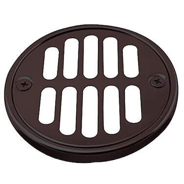 Westbrass Shower Strainer Set with Screws Grill and Crown Oil Rubbed Bronze D31212