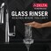 Delta Faucet Glass Rinser for Kitchen Sinks Kitchen Sink Accessories Bar Glass Rinser Chrome GR150