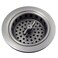 Mr. Scrappy Mr Scrappy 35 Sink Drain Assembly with Twist Lock Basket Strainer Solid Brass Brushed Nickel