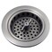 Mr. Scrappy Mr Scrappy 35 Sink Drain Assembly with Twist Lock Basket Strainer Solid Brass Brushed Nickel