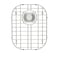 SlimmKISS Sink Grid Protectors Stainless Steel Sink Grates Kitchen Bottom Sink Grid Corner Radius Sink Drain Rear Hole with Sink Strainer