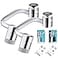 LikeHome Universal 1080 Rotating Faucet Extender Aerator2 Packs Solid Brass Universal Splash Filter Faucet1080 Big Angle Swivel Faucet Aerator Sink AttachmentDualFunction 2Flow Sprayer