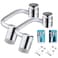 LikeHome Universal 1080 Rotating Faucet Extender Aerator2 Packs Solid Brass Universal Splash Filter Faucet1080 Big Angle Swivel Faucet Aerator Sink AttachmentDualFunction 2Flow Sprayer