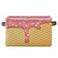 Kigai Ice Cream Cone Storage Basket Collapsible Rectangle Storage Bin Shelves Basket Organizer with Leather Handle for Closet Office Nursery Home Decor