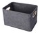 Minoisome Collapsible Storage Bins Foldable Felt Fabric Storage Basket Organizer Boxes Containers with Handles Metal Handles for Nursery ToysKids RoomClothesTowelsMagazine