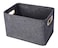 Minoisome Collapsible Storage Bins Foldable Felt Fabric Storage Basket Organizer Boxes Containers with Handles Metal Handles for Nursery ToysKids RoomClothesTowelsMagazine