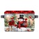 Styubn Christmas Decorative Storage Bins with Handles Christmas Snowman Baskets Foldable Cloth Organizer Storage Boxes for Home Office 14 x 10 x 8
