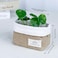 TENEBRALUX Small Cotton and Linen Hanging Storage Basket for Desktop Ideal for Organizing Keys and Miscellaneous Items 2