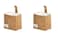 TENEBRALUX Small Cotton and Linen Hanging Storage Basket for Desktop Ideal for Organizing Keys and Miscellaneous Items 2