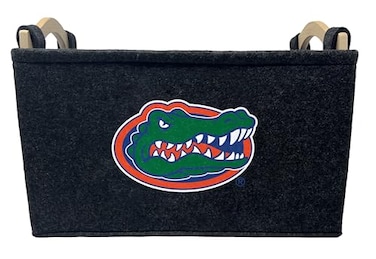 ShopInstaPets NCAA Officially Licensed Basket Great for Dog Toys Home Use Florida Gators