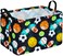 KUNRO Kid Clothes Storage Basket Gift Shelf Basket Toy Storage Bin Nursery Basket Organizer Box for With Handles for Room Deco Football Basketball Pattern