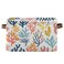 Bolaz Large Storage Basket Sea Corals and Seaweed Foldable Storage Box Organizer Bins with Handles for Bedroom Home Office