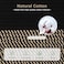 ECDYQXVU Cotton Rope Basket Storage Baskets with Handle 15x10x9 Inch Woven Basket for Shelves Laundry Towels Clothes Books Black Brown 1 Pack