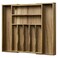 Kiasthome Acacia Wood Kitchen Silverware Drawer Organizer Expandable Utensil Cutlery Drawer Organizer with Dividers Flatware Organizer Silverware Tray for Spoon Fork 1320x169 79 Slots