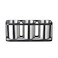IMEEA Countertop Silverware Caddy Stainless Steel Flatware Organizer with 3 Compartments for Forks Spoons Knives