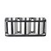 IMEEA Countertop Silverware Caddy Stainless Steel Flatware Organizer with 3 Compartments for Forks Spoons Knives