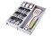 SOMIER Expandable Kitchen Drawer Organizer Adjustable Cutlery Trays and Utensil Holder Kitchen Drawer Dividers Storage for Silverware Flatware Knives Spoons Gray