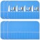 Saintrygo 6 Pieces Silver Storage Bags Anti Tarnish Silver Protector Bags Blue Holder for Silverware Flatware Storage Organizer Cloth Place Setting Roll with White Ribbon for Kitchen Utensils